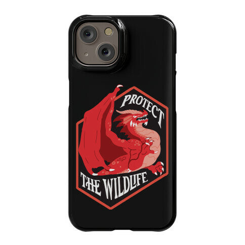 Protect The Wildlife Red Dragon Phone Case